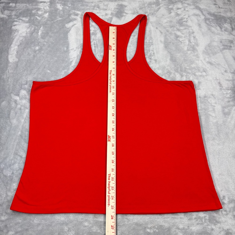 JJ MALIBU Racerback Stringer Tank Tops Mens XL Red Pink Muscle Gym Lot of 2 - Picture 10 of 13